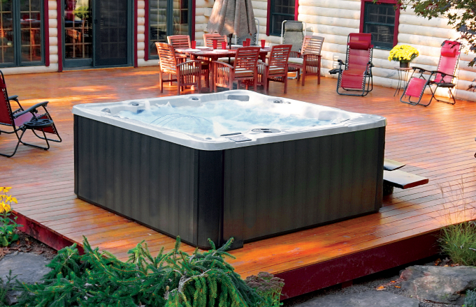 cabin spa on deck